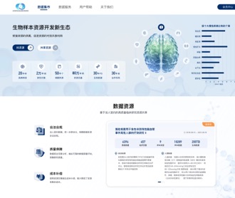 臨床生物樣本大數(shù)據(jù)中心網站設計