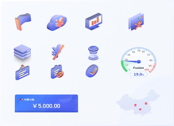 總覽頁方案二效果展示：重構頁面布局、快捷功能