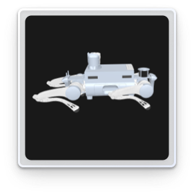 數(shù)字孿生UI展示：機器狗行走姿態(tài)3D模型與實時數(shù)據(jù)同步