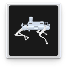 數(shù)字孿生UI展示：機器狗行走姿態(tài)3D模型與實時數(shù)據(jù)同步