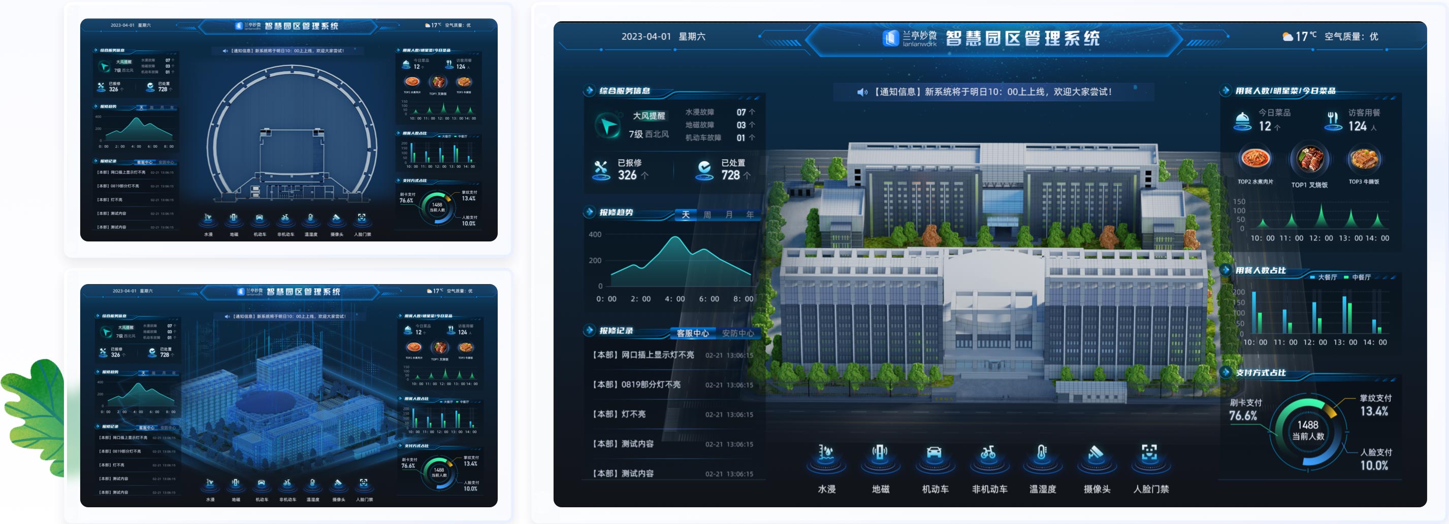 設計亮點：UI設計、大屏設計、交互設計效果欣賞