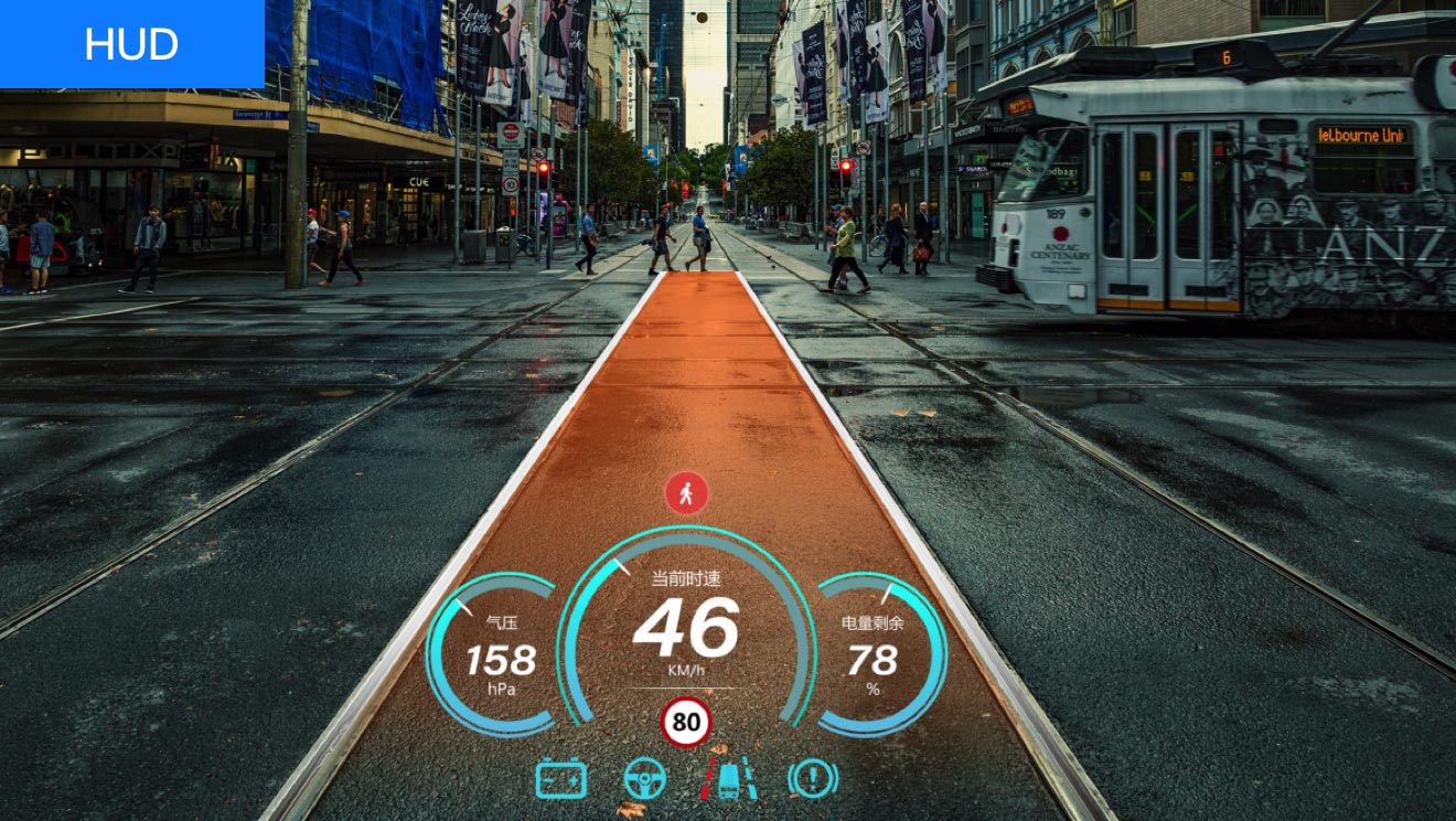 設計風格意向看板：HUD設計、UI設計、大屏設計、交互設計